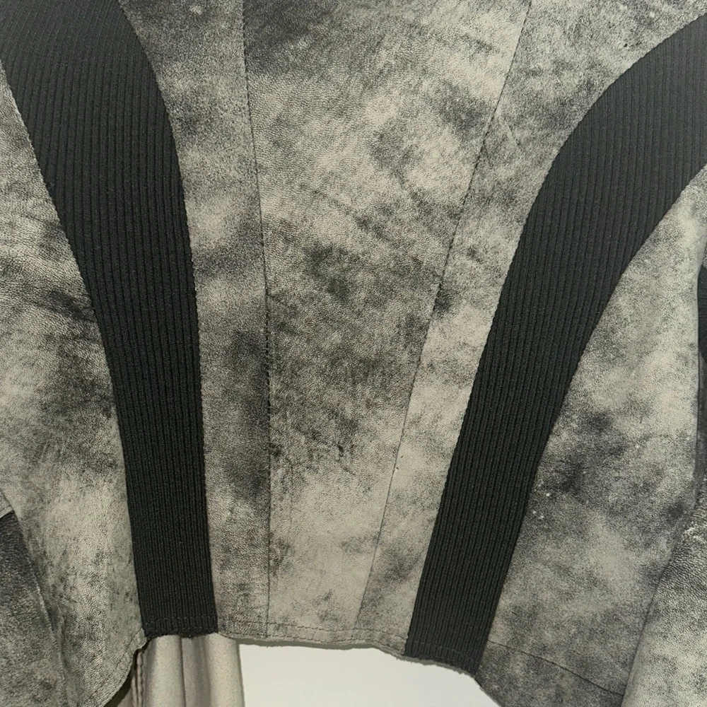 Vintage Kill City Leather Gray Women's Jacket womens‎ XS - Picture 9 of 9